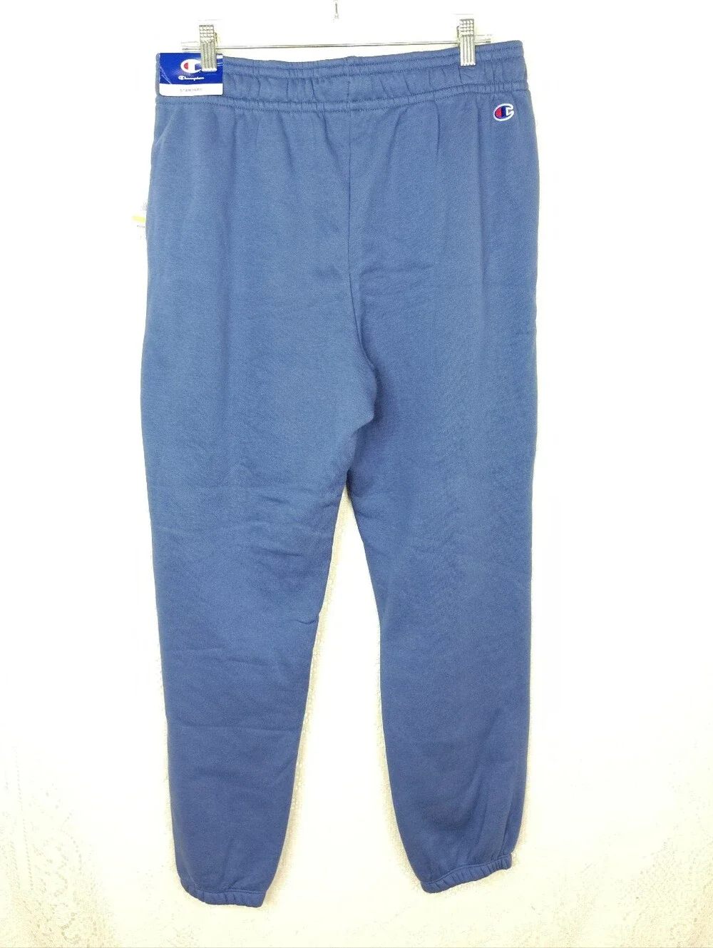 Champion Sweatpants Blue with Pockets and Drawstring Size Large